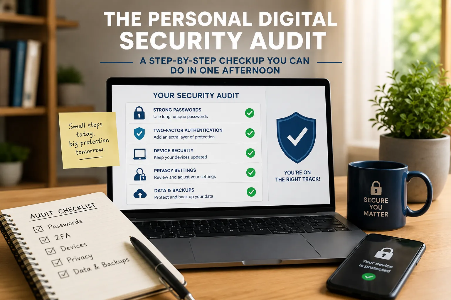 The Personal Digital Security Audit: A Step-by-Step Checkup You Can Do in One Afternoon